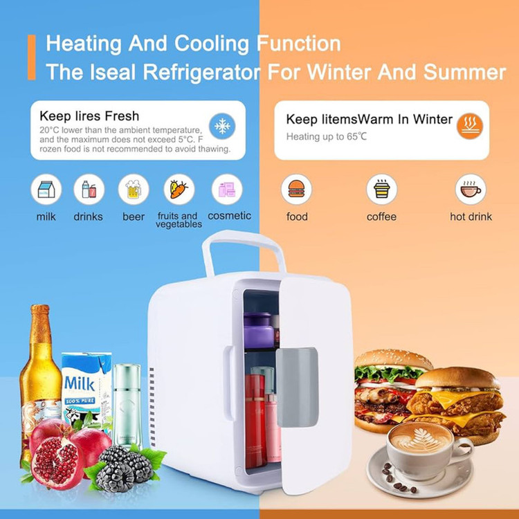 یخچال هیبریدی خودرو مدل Cooler and Heater ظرفیت 4 لیتر فندکی اورجینال وارداتی