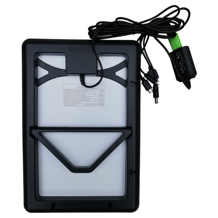 پنل خورشیدی cclamp مدل CL-۶۶680 ظرفیت 8 وات اصلی max unted - زوما شاپ