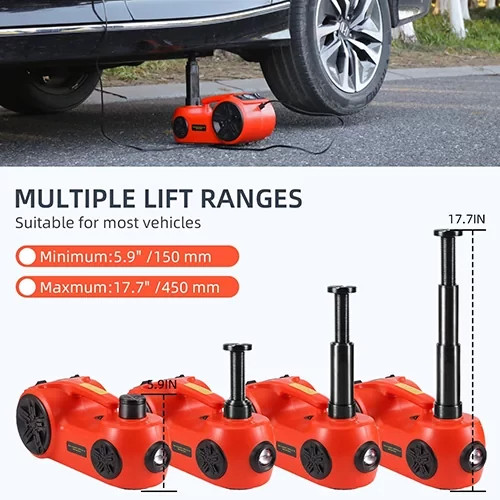 پک آپاراتی هیدرولیکی کامل 12 ولت 5 تن با جک و پمپ باد و بکس برقی مدل max car - زوما شاپ