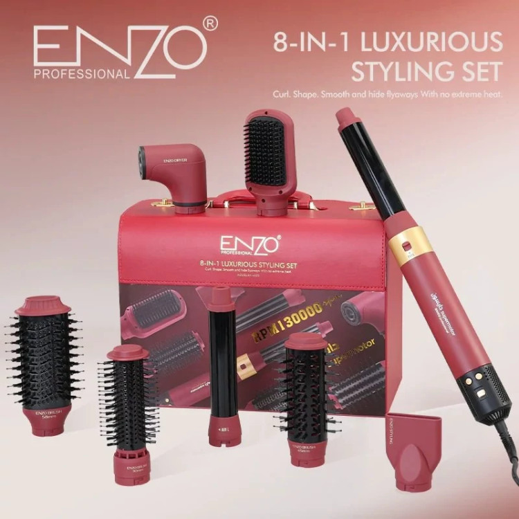 سشوار ایرپ 8 کاره انزو ایتالیا طرح دایسون ENZO PROFESSIONAL ITALY En-653223سنگین سالنی