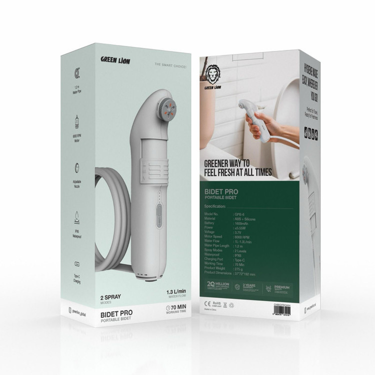 خودشور شلنگی سفری گرین لاین مدل Bidet Pro کدmax2026 - زوما شاپ