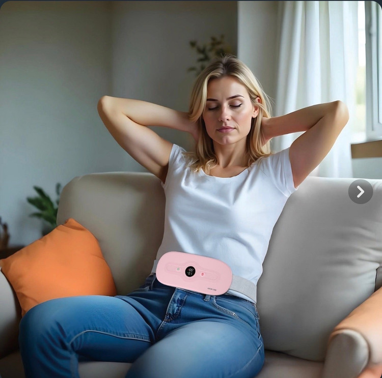 ماساژور شکم مخصوص قاعدگی گرین لاین مدل Bloom Heat Menstrual