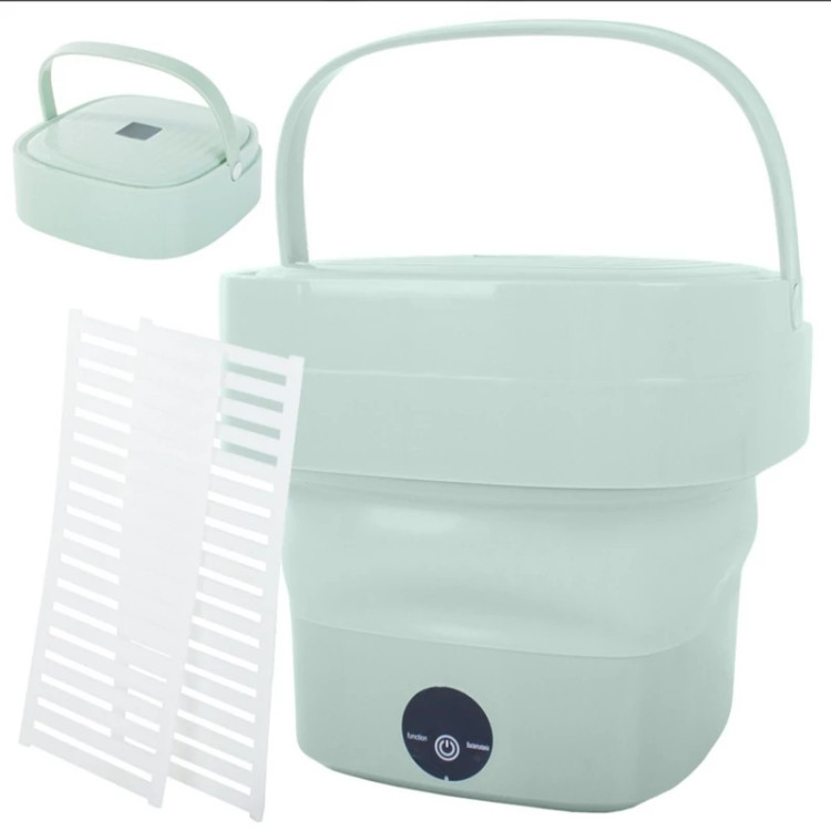 لباسشویی مسافرتی مینی واش تاشو به همراه خشک کن folding washing machine