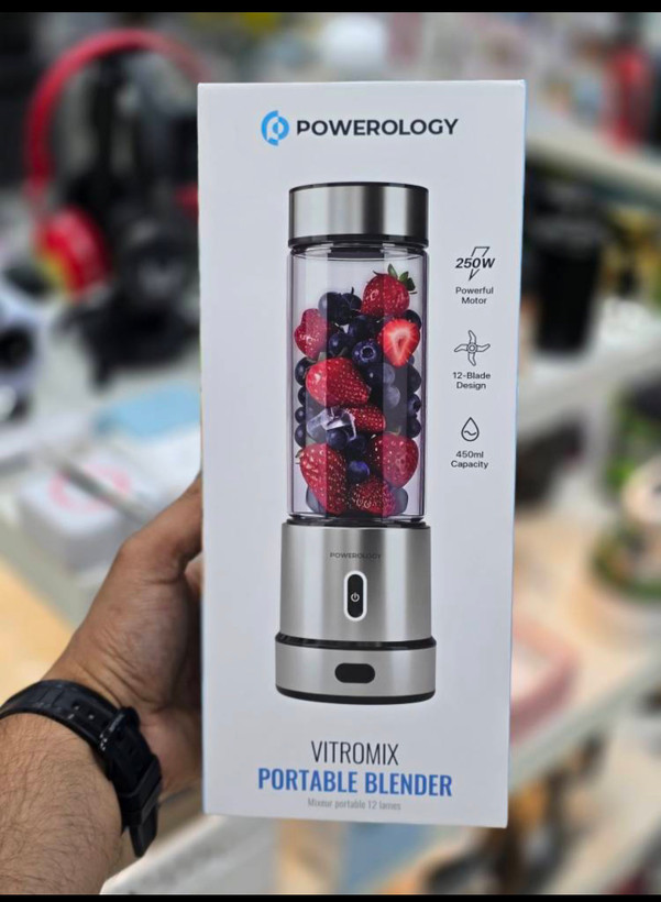 شیکر شارژی قابل حمل پاورولوژی ویترومیکس ۸۳۰Powerology Vitromix Portable Blender PWPBGNA16
