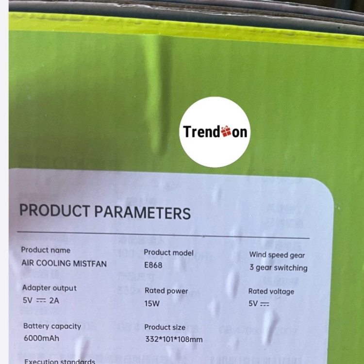 مینی کولر شارژی Edon با باتری 6000Mah
