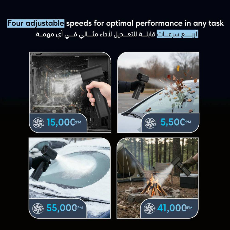 فن جت مدل پاورولوجی pg135620اورجینال بسیار قویی دمنده مکنده وارداتی مدل 1