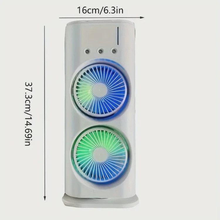 پنکه رومیزی و مه پاش شارژی کد D69798 مدل 1