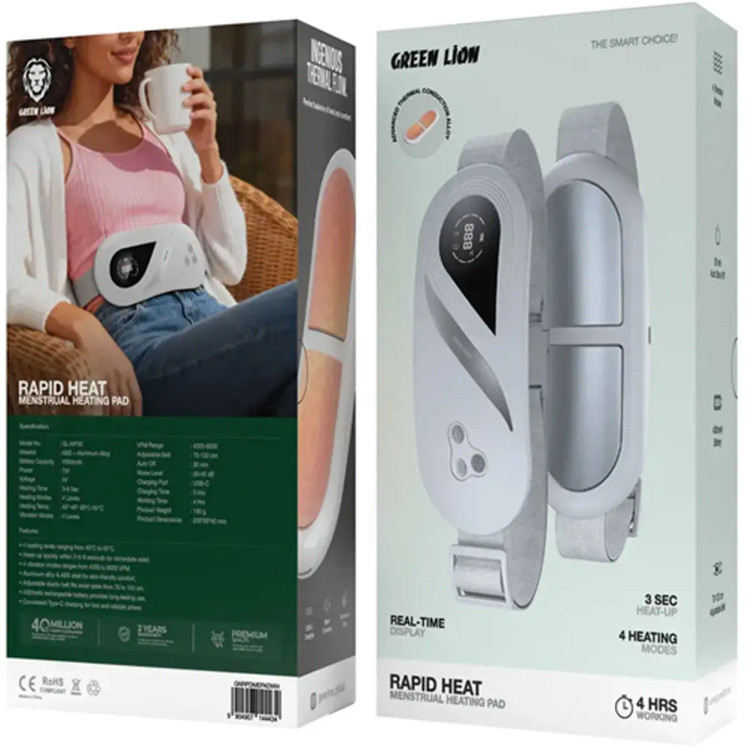 ماساژور قاعدگی گرین لاین مدل GL-MP30 گرم کننده و لرزشی